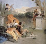 Giovanni Battista Tiepolo NA ER where more and Amida in the garden china oil painting reproduction